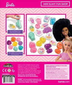 Cra-Z-Art Slimy Barbie Mini Mania სათამაშო ტყლარწის ნაკრები, 3 image