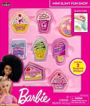Cra-Z-Art Slimy Barbie Mini Mania სათამაშო ტყლარწის ნაკრები, 2 image