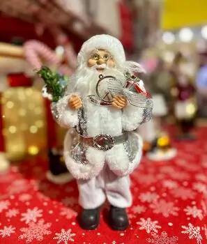 Christmas Decoration Santa 30 CM საახალწლო დეკორაცია სანტა