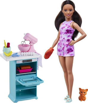 Barbie Set Doll In Kitchen HCD43 ბარბის თოჯინა აქსესუარებით, 3 image