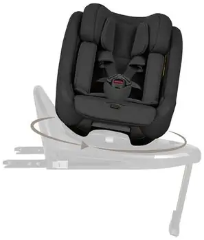 Kikkaboo i-Class Plus i-Size Noir - მანქანის სავარძელი (ქარსითი), 9 image