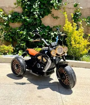 Vintage Moto Black  - ელექტრო მოტოციკლი ტყავის სავარძლით, 6 image