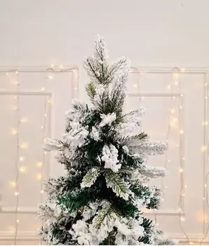 Snow-Covered Christmas Tree დათოვლილი საახალწლო ნაძვის ხე 210 სმ (OT651), 5 image