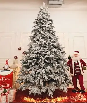 Kovalivian Snow-Covered Christmas Tree PE 300 CM ნაძვის ხე დათოვლილი ტოტებით, 100% სილიკონი, 2 image