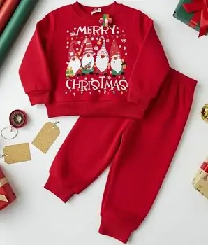 Merry Christmas Little Gnome 2 In 1 Set - საბავშვო საახალწლო სპორტული ნაკრები