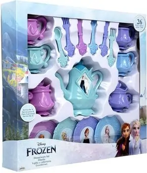 Disney Frozen Dinnerware Set - ჩაის ნაკრები აქსესუარებით