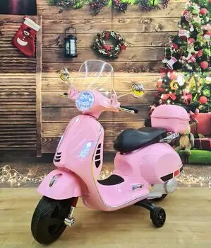 Moped For Kids Pink - ელექტრო მოპედი