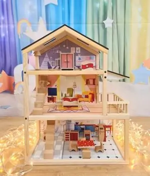 Moni Wooden House Nina EV17 - ხის სათამაშო სახლი