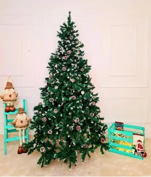 Christmas Tree With Pine Cones საახალწლო ნაძვის ხე გირჩებით და დათოვლილი ბოლოებით 210 CM (OT2346)