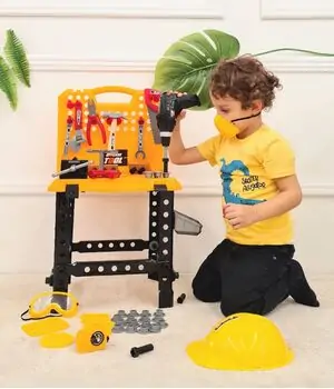Kids Tool Box With Accessories  - სათამაშო ხელსაწყოების ნაკრები, 3 image