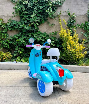 Electric Moto Frozen Blue - ელექტრო მოპედი, 3 image