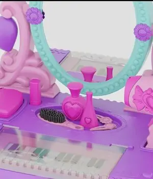 Vanity Set With Piano and Chair - სათამაშო ტრილიაჟი, 7 image