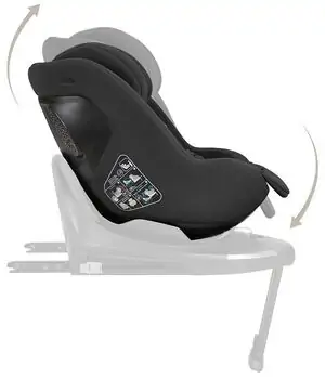 Kikkaboo i-Class Plus i-Size Noir - მანქანის სავარძელი (ქარსითი), 5 image
