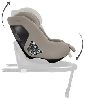 Kikkaboo i-Class Plus i-Size Champagne - მანქანის სავარძელი (ქარსითი), 4 image