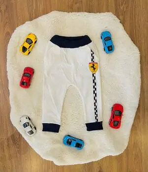 Puan Baby Ferrari Style 441 White ჩვილის შარვალი