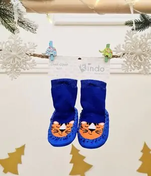 Baby Socks Tiger Blue - საბავშვო წინდები