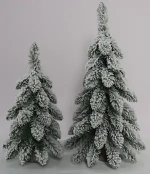 Snow-Covered Mini Christmas Tree საახალწლო ნაძვის ხე 45CM (OT2321), 3 image