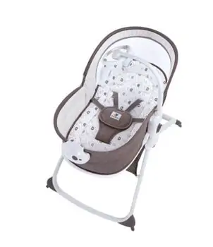 Cangaroo Abba Brown 6in1 Multi-Function Bassinet, Bouncer and Rocker მრავალფუნქციური ელექტრო შეზლონგი