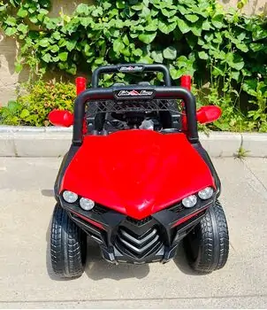 Polaris Mini Jeep Red - ელექტრო მანქანა კაუჩუკის საბურავებით, 2 image