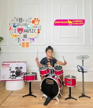 Toy Zest Jazz Drum - სათამაშო დრამი