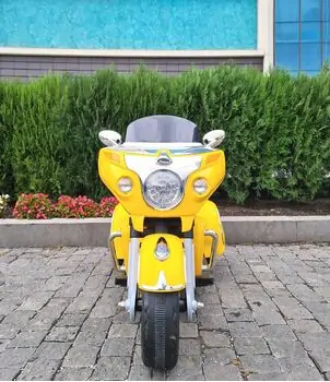 Electric Motorcycle Yellow - ელექტრო მოტოციკლი, 5 image