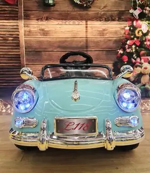 Vintage Car Blue - ელექტრო მანქანა, 2 image