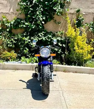 Kids Moto Harley Blue - ელექტრო მოტოციკლი, 3 image