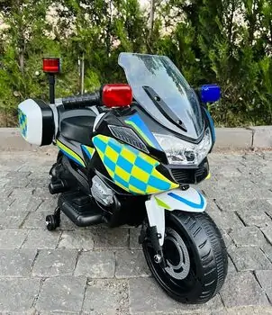 Police Electric Moto Blue - ელექტრო მოტოციკლი, 2 image