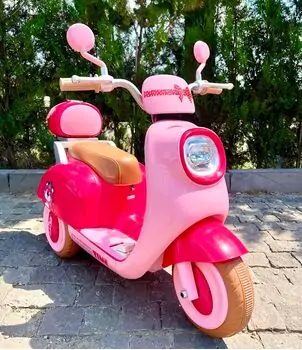Retro Style Cute Motorcycle Pink - ელექტრო მოტოციკლი, 2 image