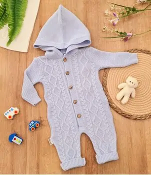 Cute Knitted Romper - საბავშვო ნაქსოვი რომპერი
