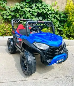 Buggy Blue - ელექტრო მანქანა ტყავის სავარძლით