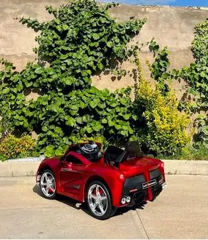 Aston Martin Painting Painting Red - ელექტრო მანქანა ტყავის სავარძლით, 4 image
