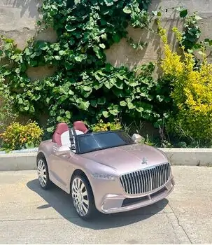 Maybach Electric Car Painting Golden - ელექტრო მანქანა ტყავის სავარძლით