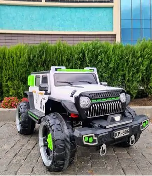 Off-Road Car 4x4 White - ელექტრო მანქანა