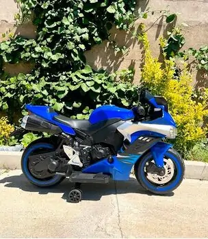Motorcycle R6 Challenger Blue - ელექტრო მოტოციკლი, 2 image