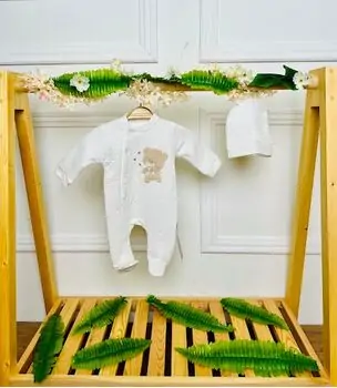 Grand Baby Romper Huggy Bear White ჩვილის რომპერი