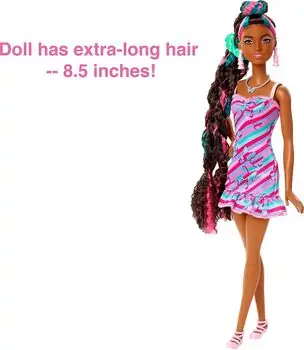 Barbie Totally Hair Butterfly MTL-HCM91 ბარბის თოჯინა აქსესუარებით, 4 image