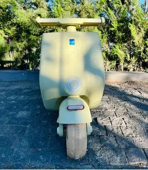 Vintage Electric Moto Green - ელექტრო მოტოციკლი, 3 image