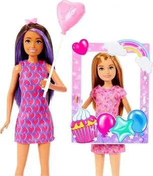 Barbie Skipper and Stacie Birthday Fun - ბარბის თოჯინა აქსესუარებით, 2 image