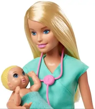 Barbie You Can Be Anything Baby Doctor Doll - ბარბის სათამაშო თოჯინა, 4 image