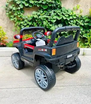 Polaris Mini Jeep Red - ელექტრო მანქანა კაუჩუკის საბურავებით, 3 image