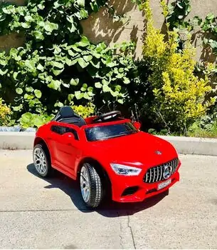 Mercedes-Benz GLA Red - ელექტრო მანქანა კაუჩუკის საბურავებით