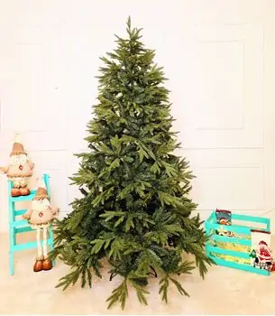 Christmas Tree საახალწლო ნაძვის ხე  შერეული სილიკონის წიწვებით 210 CM (OT2323)