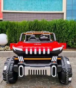 Off Road Jeep 4x4 Red - ელექტრო მანქანა, 3 image
