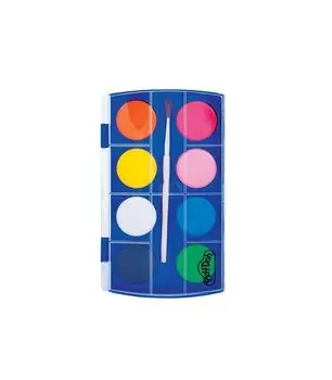 Play-Doh Watercolor Set 21 Colors 28mm With Brush SU005 წყლის საღებავი ფუნჯით, 2 image