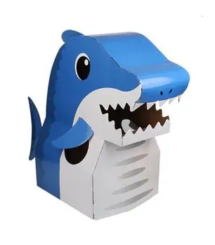 DIY WEARABLE ANIMAL CARTON - DOLPHIN  KW-2001 დელფინის ფორმა