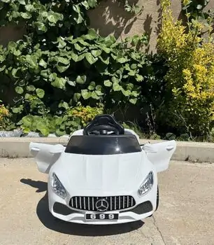 Mercedes Benz White - ელექტრო მანქანა, 3 image