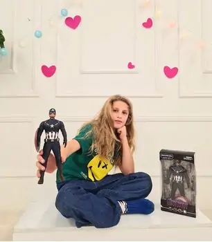 Captain America Simulation Doll - სათამაშო ჰალკის ფიგურა, 2 image