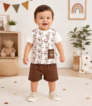 Wild Koala 2 In 1 Set Brown - საბავშვო ორეული
