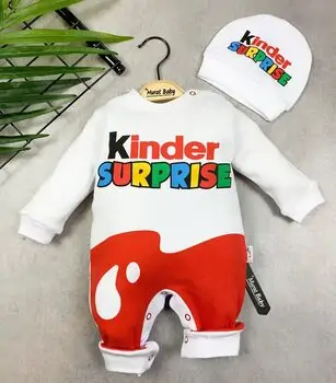 Kinder Surprise 2in1 ახალშობილის ტანსაცმლის ნაკრები MURATBABY 5378, ზომა: 3-6 თვე
